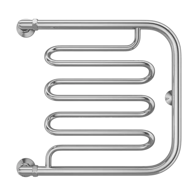 Terminus Фокстрот лиана Полотенцесушитель водяной для гвс 50x53,2h, цвет без покрытия 4620768880971