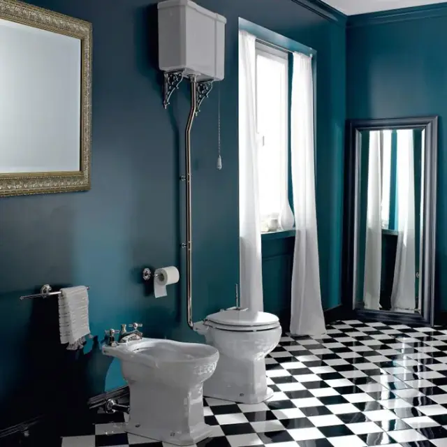 Sbordoni Neoclassica Унитаз приставной 36,5х51хh40 см, слив в пол, цвет белый 5107