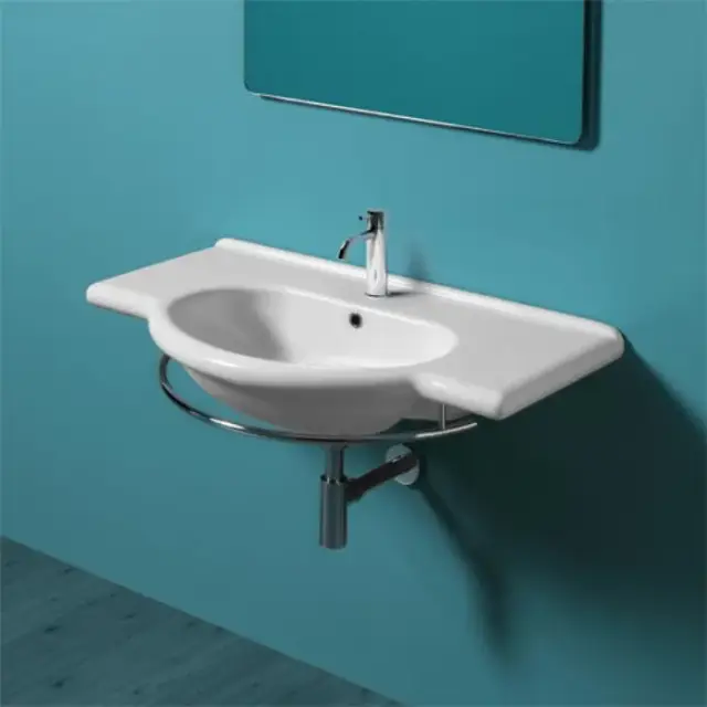 Simas Top e lavabi d'Arredo Раковина подвесная 90х51 см, 1 отверстие под смес., цвет: белый глянц. TOP 62 bi*1