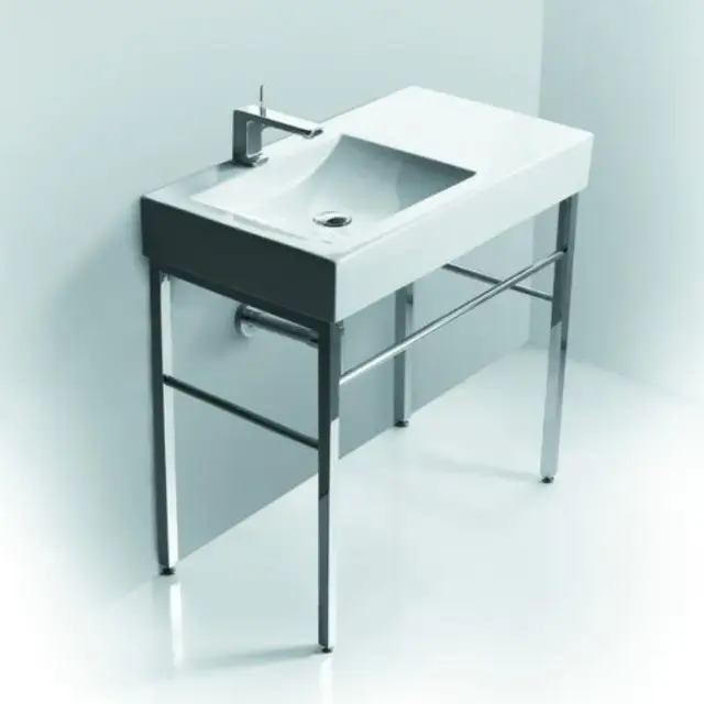 Simas Frozen Раковина подвесная 90х50 см, без перелива, 1 отвер. под смеситель, цвет: белый глянц. FZ11bi*1