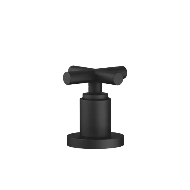 Dornbracht Tara Переключатель потоков, на 1 отв., цвет: чёрный матовый 29140892-33