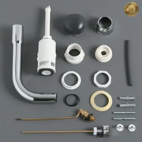 Simas Londra Механизм слива для бачка AR812/LA28/LO912 с ручкой, низкая труба, цвет: бронза глянц. D11br