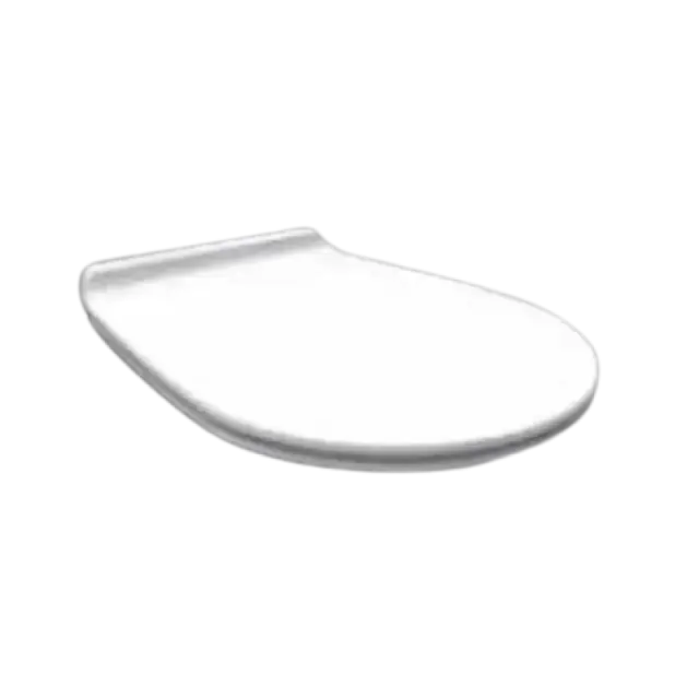 Simas Vignoni Крышка-сиденье для унитаза, без микролифта, крепление хром, цвет: белый глянцевый VI003bi/cr