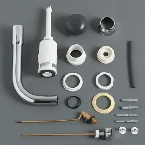 Simas Londra Механизм слива для бачка AR812/LA28/LO912 с ручкой, низкая труба, цвет: хром глянц. D11cr