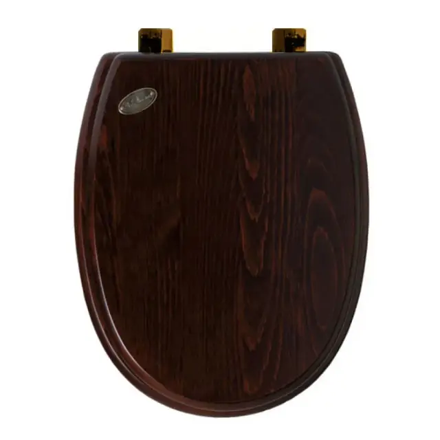 Simas Arcade Крышка-сиденье для унитаза, без микролифта, крепление бронза, цвет: noce AR005noc/br