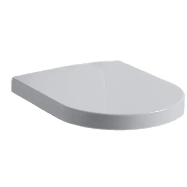 Simas E-Line Крышка-сиденье для унитаза, с микролифтом, крепление хром, цвет: белый глянцевый EL004 bi/cr