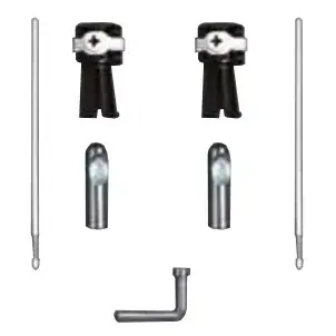 Simas Frozen Комплект крепежа для подвесного унитаза/биде F85