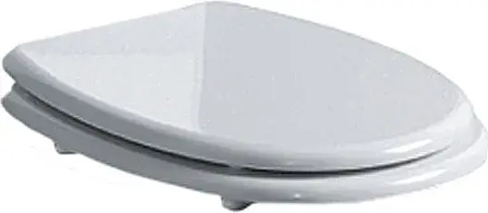 Simas Arcade Крышка-сиденье для унитаза, с микролифтом, крепление золото, цвет: белый глянцевый AR007bi/oro