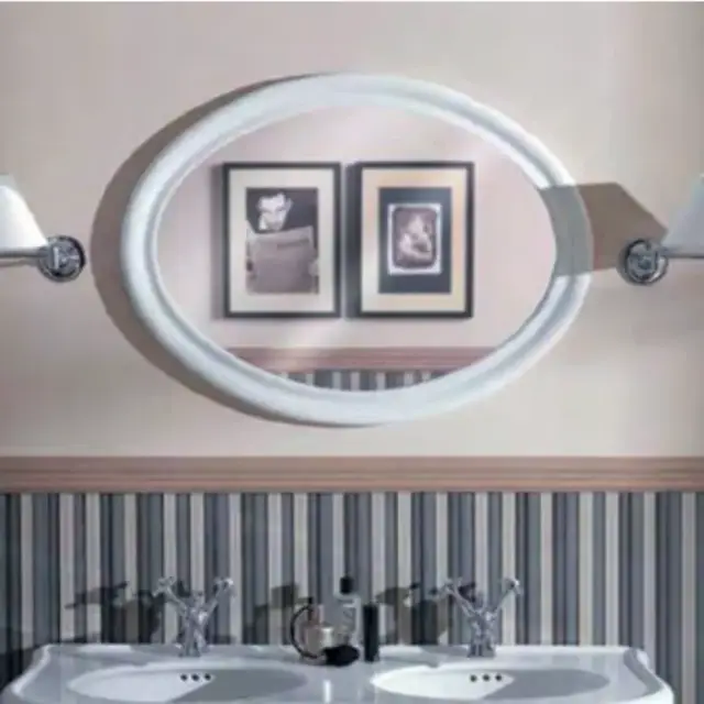 Simas Lante Зеркало 62х90h см, без подсветки, цвет: белый глянцевый LAS1 bi