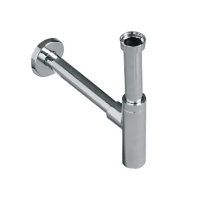 Simas Baden Baden Сифон для раковины цилиндрической формы на 1/4, латунный, цвет: хром глянцевый SIF 165 cr