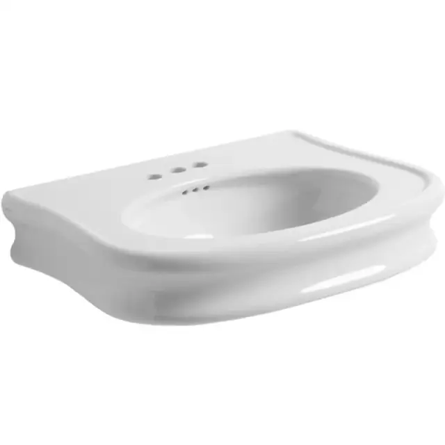 Simas E-Line Раковина подвесная 90х48 см, с переливом, без отвер. под смеситель, цвет: белый глянц. EL11bi*0