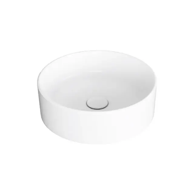 Simas Folio Раковина чаша d40 см, без перелива и отверстия под смеситель, цвет: белый глянцевый FO01bi