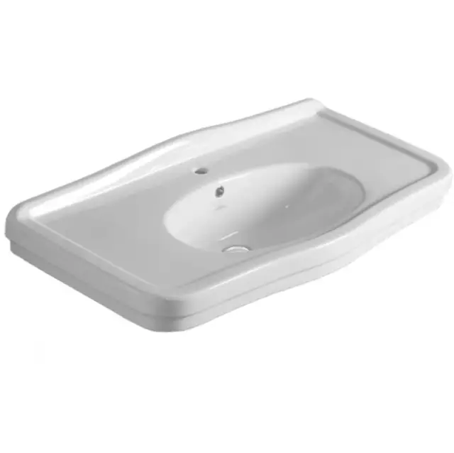 Simas Londra Раковина подвесная 105х57 см, с переливом, 1 отвер. под смеситель, цвет: белый глянц. LO934bi*1