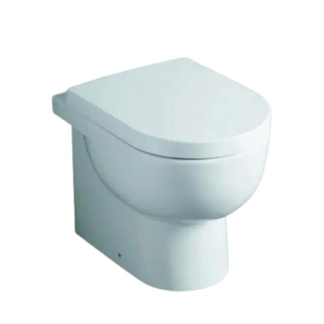 Simas E-Line Унитаз приставной 35х51 см, универсальный слив, без крышки-сиденья, цвет: белый глянц. EL01bi