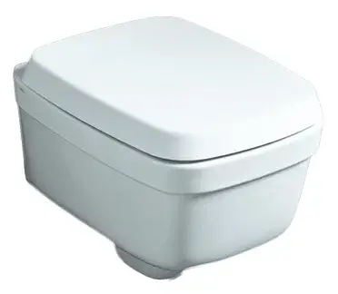 Simas Evolution Унитаз подвесной 37х52 см, без крепежа F85, цвет: белый глянцевый EVO18bi