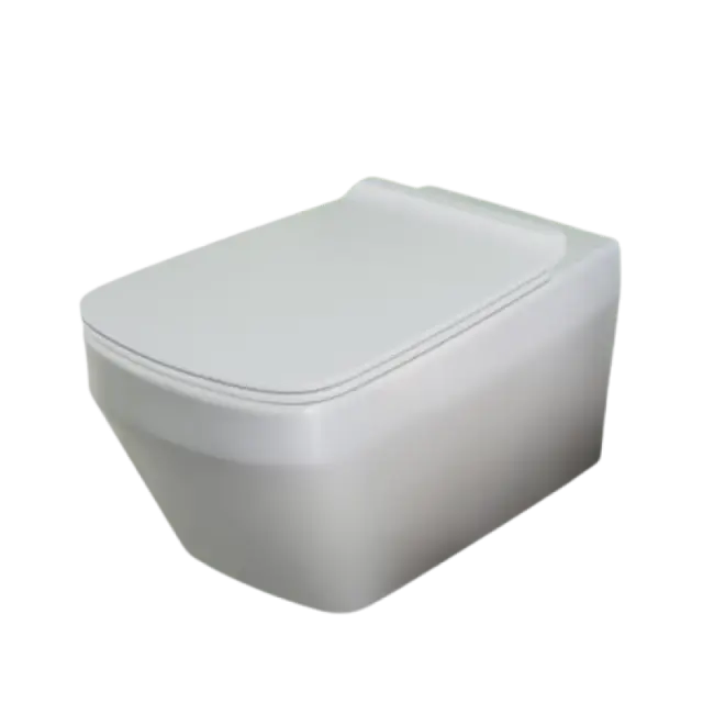 Simas Baden Baden Унитаз подвесной безободковый 36х56 см, без крышки-сиденья, цвет: белый глянцевый BB18bi