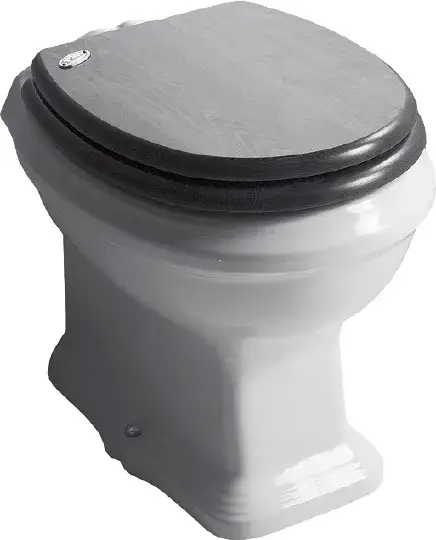 Simas Arcade Унитаз напольный с горизонтальным сливом 55х36,5 см, без крышки, цвет: белый глянцевый AR811