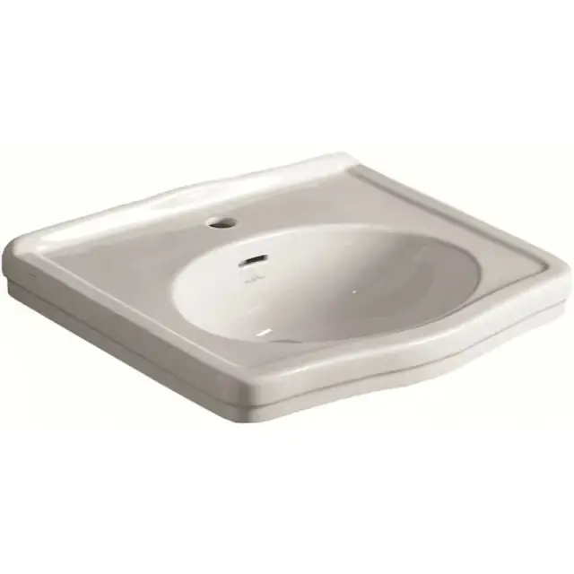 Simas Londra Раковина подвесная 58х45 см, с переливом, 3 отверстия под смеситель, цвет: белый глянц. LO914bi*3