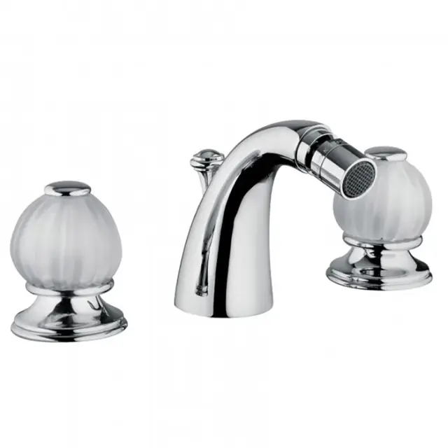 Bongio Rivoli Смеситель для биде 3 отв., цвет хром/Cristallo 00 05503CR00