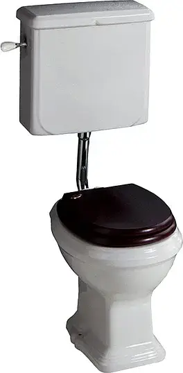 Simas Arcade Унитаз с высоким бачком, цвет: белый AR811/AR812