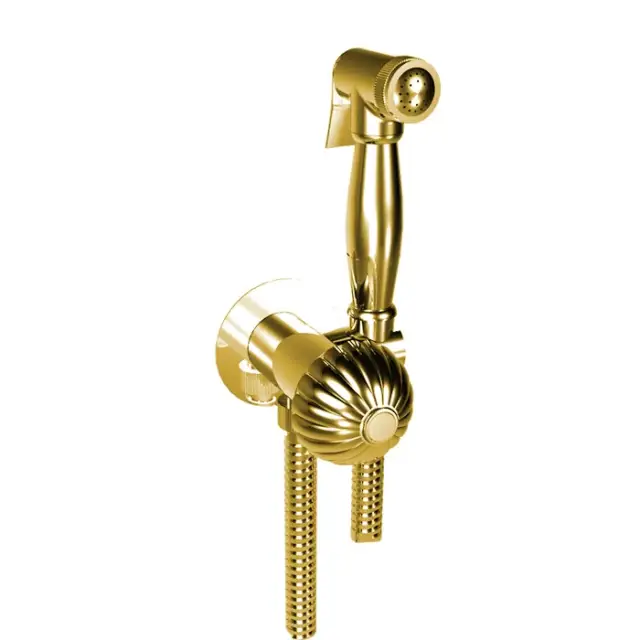Bongio Radiant Гигиенический душ с прогрессивным смесителем, шланг 1200 см, цвет золото 02916OR00
