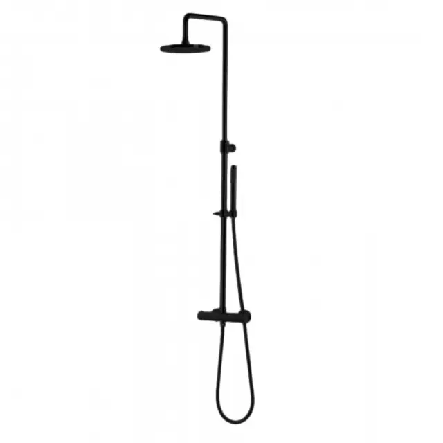 Bongio T Mix Душевая стойка с термостатическим смесителем, цвет черный матовый 32547NELU