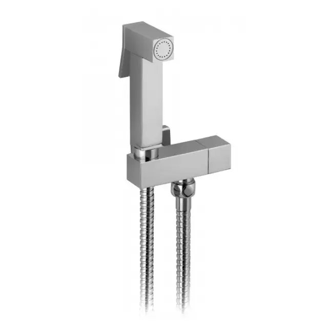 Bongio Pure Glam Гигиенический набор с ручной лейкой и шлангом, цвет хром 00914CR00