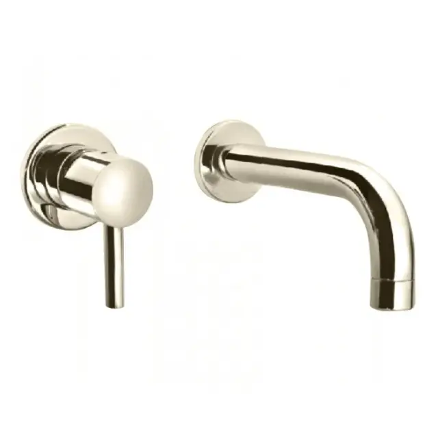 Bongio T Mix Смеситель для раковины, излив 22 см, цвет Nichel Spazzolato 32538NS22PREU