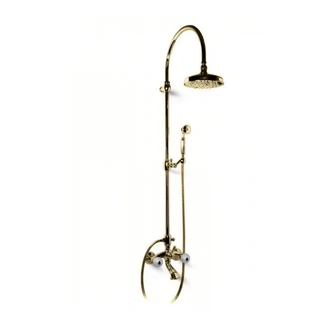 Bongio Rivoli Смеситель для ванны - с изливом, цвет золото/Cristallo00 05536OR00D