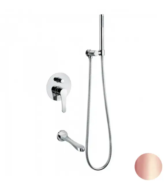 Bongio O'Clock Green Смеситель для ванны, цвет золото розовое 14530OA0D