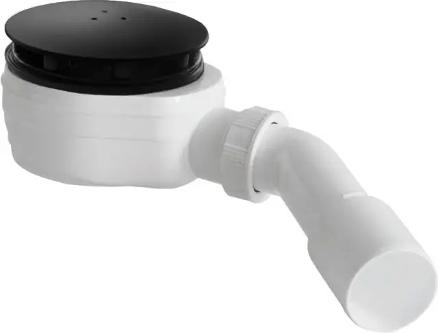 Radaway Сифон для душевого поддона с верхней очисткой, пластиковый, цвет: black R580Black