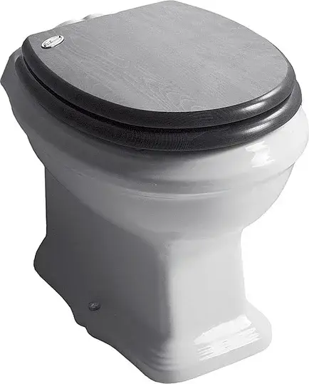 Simas Arcade Унитаз напольный с вертикальным сливом 44х72 см, без крышки, цвет: белый глянцевый AR801