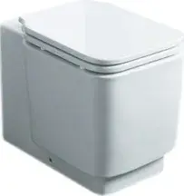 Simas Flow Унитаз приставной, безободковый, универсальный слив, цвет белый глянцевый FL61