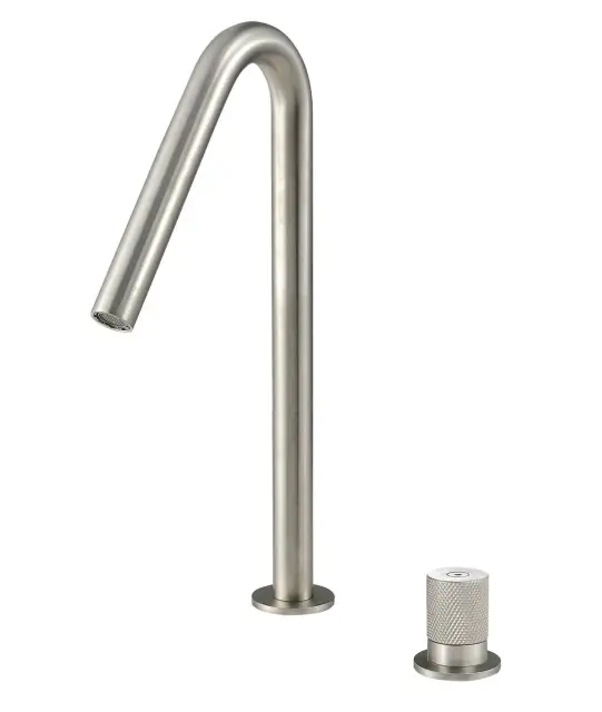 Treemme 22MM Смеситель для кухни на 2 отверстия, цвет: нержавеющая сталь 1133IS