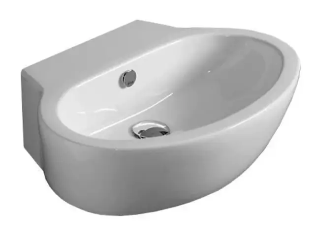 Simas Lft Spazio Раковина подвесная 80х49,5 см, перелив, 1 отвер. под смеситель, цвет: белый глянц. LFT44bi*1