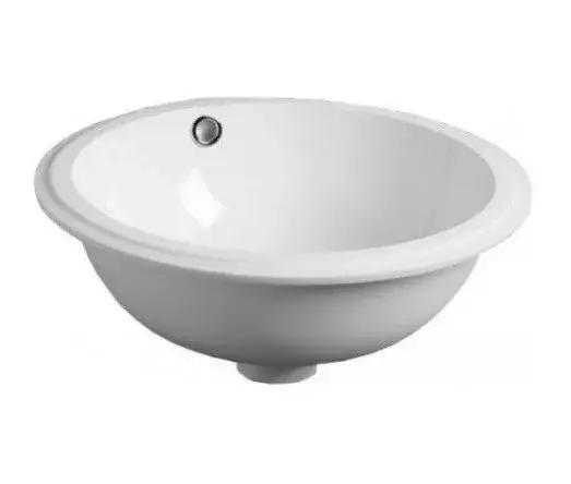 Simas Top e lavabi d'Arredo Раковина под столешницу d42,5 см, с переливом, цвет: белый глянцевый S54 bi