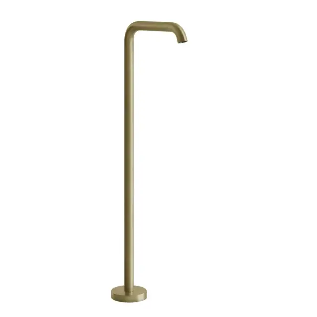Gessi 316 Bath-Shower Излив для ванны напольный, цвет: brushed brass PVD 54195#727
