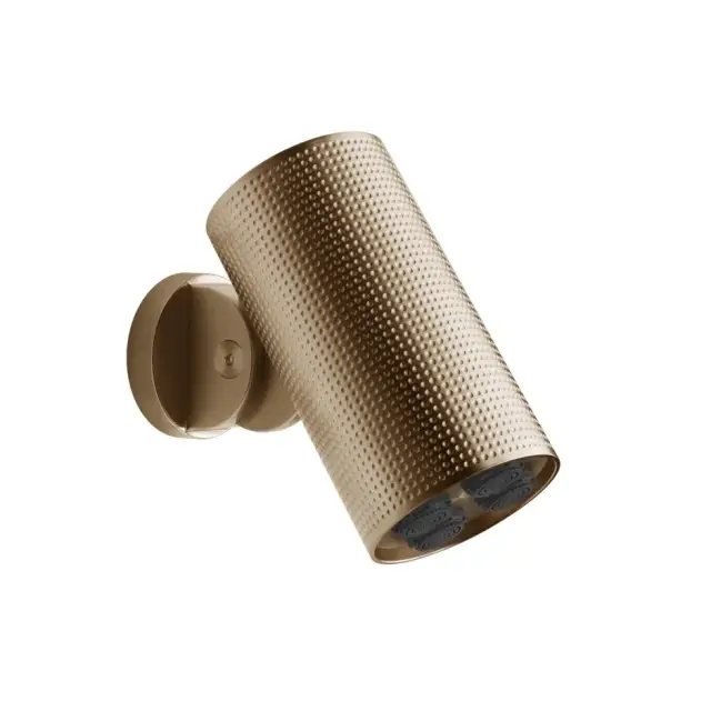 Gessi Spotwater Cesello Душевая головка для настенного крепления, цвет: warm bronze brushed PVD 57231#726