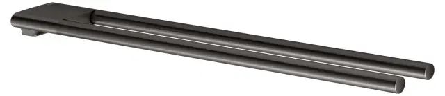 Keuco Edition 400 Полотенцедержатель двойной 45 см, подвесной, цвет: титан черный 11518 350000