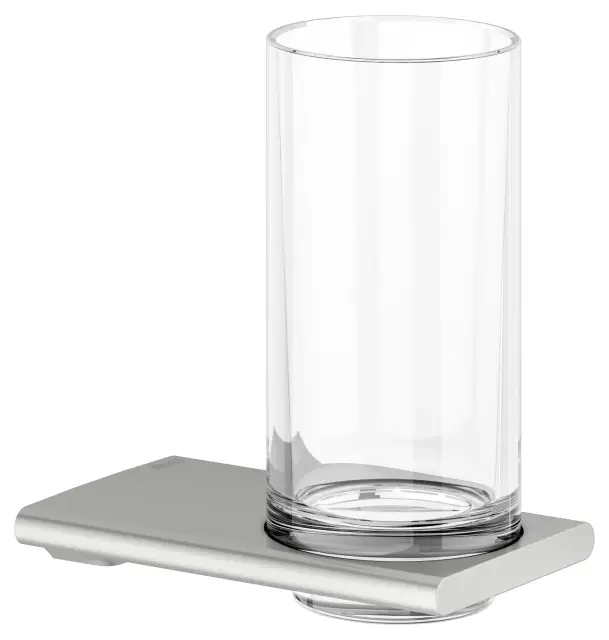 Keuco Edition 400 Держатель стакана, подвесной, в комплекте со стаканом, цвет: нержавеющая сталь 11550 219000