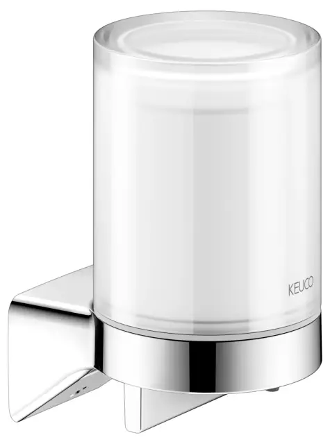 Keuco Aveno Дозатор жидкого мыла, подвесной, стеклянная колба, с клеевым комплектом, цвет: хром 14652 019000