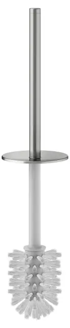 Keuco Ersatzteile Accessoires Ершик для унитаза с руч. и крышкой, без колбы, цвет: нерж. сталь/белый 19964 210011