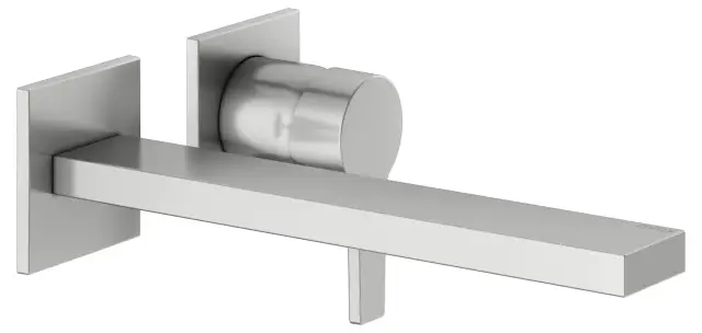 Keuco Edition 11 Смеситель для раковины рычаж., 2 потреб., излив 26,5см, встр., цвет: нерж. сталь 51116 210202