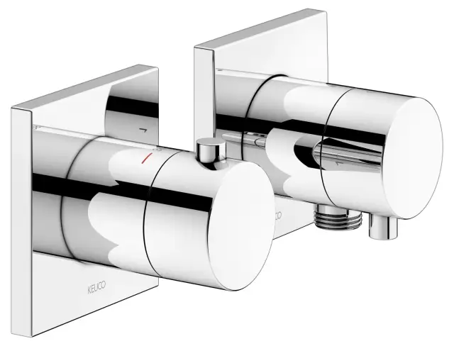 Keuco Edition 11 Смеситель для душа термостатический, 2 потребителя, встр., внешняя часть, цвет:хром 51153 011122