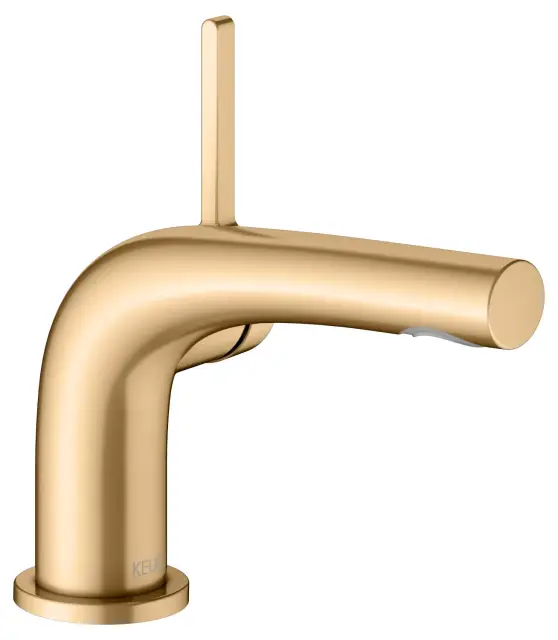 Keuco Edition 400 Смеситель для раковины рычажный 80, без д/к и гарнитура для слива, цвет: латунь 51504 250100