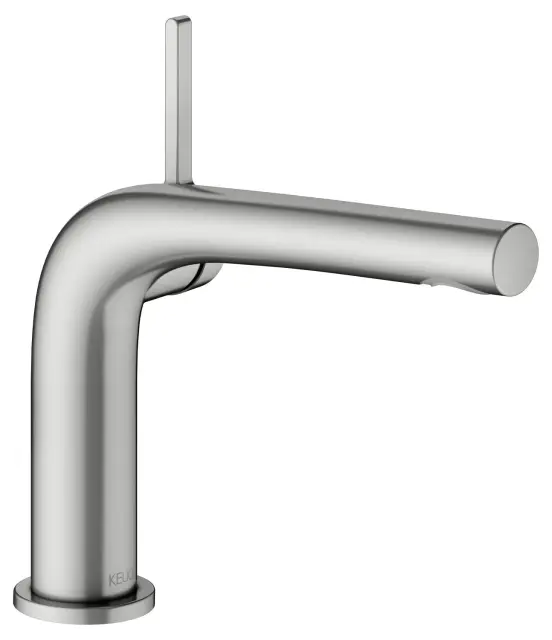 Keuco Edition 400 Смеситель для раковины рычаж. 120, без д/к и гарнитура слива, цвет: нерж. сталь 51504 210102