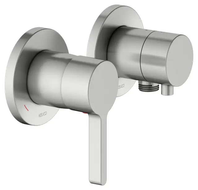 Keuco Edition 400 Смеситель для душа встраиваемый, на 2 потреб., с переключателем, цвет: нерж. сталь 51551 211121