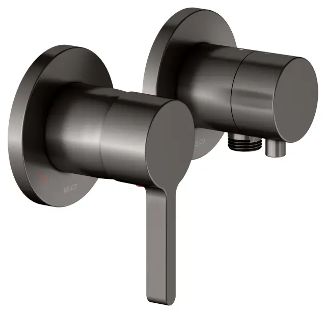 Keuco Edition 400 Смеситель для душа встр., внешняя часть, 2 потреб., переключ. цвет: титан черный 51551 351121