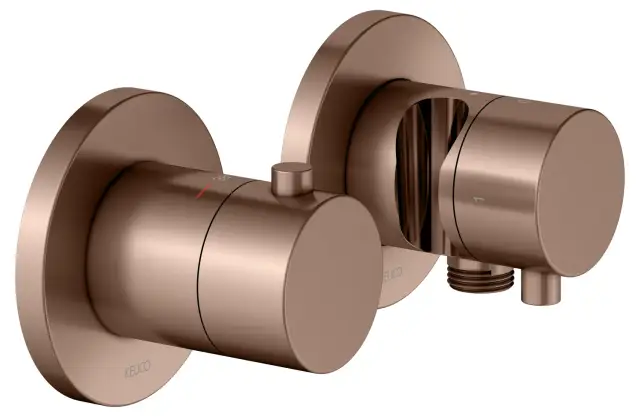 Keuco Edition 400 Смеситель для душа термостат. 2 потреб., встр., внешняя часть, цвет:красное золото 51553 291221