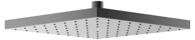 Keuco Brausen und Brausezubehör Верхний душ без кронштейна 25 см, 1 вид струи, цвет: хром черный 53086 130100